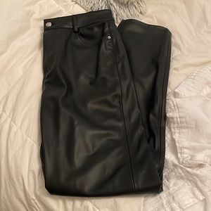 Zara leather pants